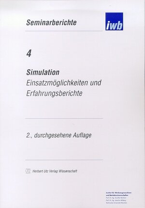 Buchcover Simulation  | EAN 9783931327743 | ISBN 3-931327-74-4 | ISBN 978-3-931327-74-3