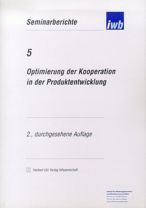 Buchcover Optimierung der Kooperation in der Produktentwicklung  | EAN 9783931327750 | ISBN 3-931327-75-2 | ISBN 978-3-931327-75-0