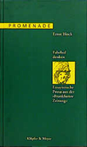 Buchcover Fabelnd denken | Ernst Bloch | EAN 9783931402198 | ISBN 3-931402-19-3 | ISBN 978-3-931402-19-8