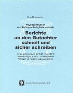 Boessmann, U: Psychoanalytisch und tiefenpsychologisch fundi