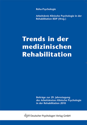 Buchcover Trends in der medizinischen Rehabilitation  | EAN 9783931589974 | ISBN 3-931589-97-8 | ISBN 978-3-931589-97-4