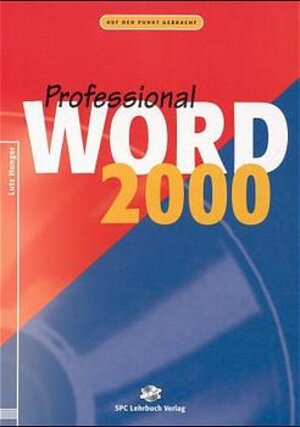 Word 2000 Professional Lehrbuch