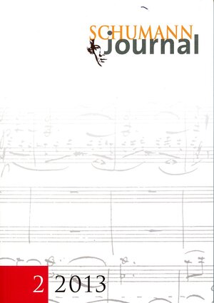 Buchcover Schumann-Journal 2/2013  | EAN 9783931878375 | ISBN 3-931878-37-6 | ISBN 978-3-931878-37-5
