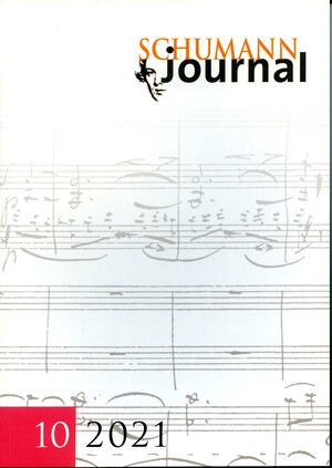 Buchcover Schumann Journal 10/2021  | EAN 9783931878627 | ISBN 3-931878-62-7 | ISBN 978-3-931878-62-7