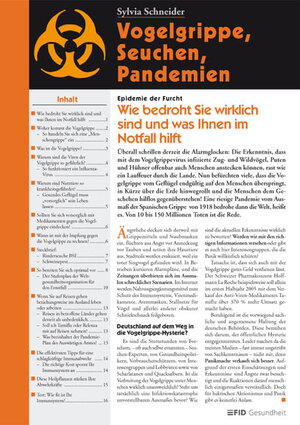 Buchcover Vogelgrippe, Seuchen, Pandemien | Sylvia Schneider | EAN 9783932017292 | ISBN 3-932017-29-3 | ISBN 978-3-932017-29-2