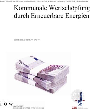Buchcover Kommunale Wertschöpfung durch Erneuerbare Energien | Bernd Hirschl | EAN 9783932092992 | ISBN 3-932092-99-6 | ISBN 978-3-932092-99-2
