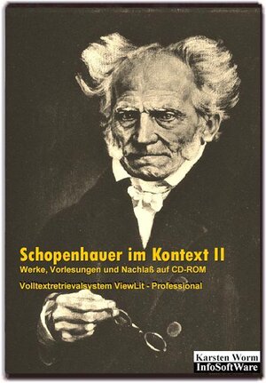 Buchcover Schopenhauer im Kontext II - Werke, Vorlesungen und Nachlaß auf CD-ROM | Arthur Schopenhauer | EAN 9783932094477 | ISBN 3-932094-47-6 | ISBN 978-3-932094-47-7