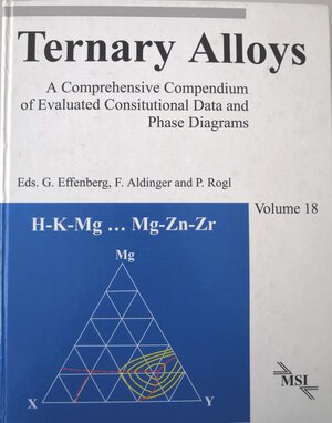 Buchcover Ternary Alloys. A Comprehensive Compendium of Evaluated Constitutional... / Ternary Alloys. A Comprehensive Compendium of Evaluated Costitutional... | Günter Effenberg | EAN 9783932120251 | ISBN 3-932120-25-6 | ISBN 978-3-932120-25-1