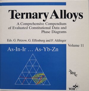 Buchcover Ternary Alloys. A Comprehensive Compendium of Evaluated Constitutional... / Ternary Alloys. A Comprehensive Compendium of Evaluated Costitutional... | EAN 9783932120367 | ISBN 3-932120-36-1 | ISBN 978-3-932120-36-7