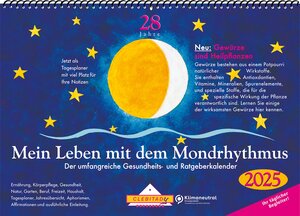 Buchcover Mein Leben mit dem Mondrhythmus 2025 | Edith Stadig | EAN 9783932547300 | ISBN 3-932547-30-6 | ISBN 978-3-932547-30-0