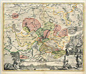 Buchcover Historische Karte: Stadtgebiet von Erfurt und ihren Vogteien und Dörfern 1712 (Plano) | Johann Baptist Homann | EAN 9783932554506 | ISBN 3-932554-50-7 | ISBN 978-3-932554-50-6