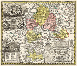 Buchcover Karte des Fürstentums Hildburghausen 1729 | Johann B Homann | EAN 9783932554650 | ISBN 3-932554-65-5 | ISBN 978-3-932554-65-0