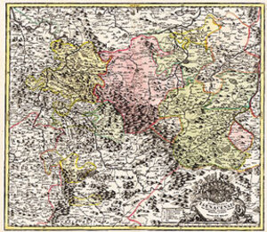 Buchcover Historische Karte: Fürstentum Eisenach 1716 (Plano) | Johann Baptist Homann | EAN 9783932554667 | ISBN 3-932554-66-3 | ISBN 978-3-932554-66-7
