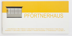 Buchcover Pförtnerhaus I | Susanne Hanus | EAN 9783932607127 | ISBN 3-932607-12-0 | ISBN 978-3-932607-12-7