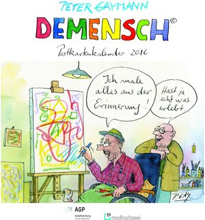 Buchcover DEMENSCH Postkartenkalender 2016  | EAN 9783932650734 | ISBN 3-932650-73-5 | ISBN 978-3-932650-73-4