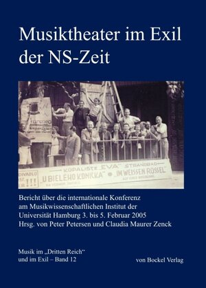 Buchcover Musiktheater im Exil der NS-Zeit  | EAN 9783932696688 | ISBN 3-932696-68-9 | ISBN 978-3-932696-68-8
