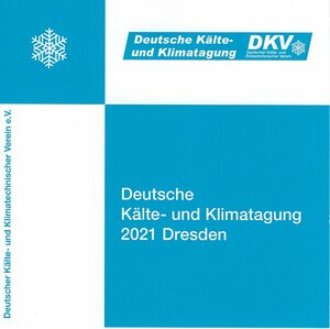 Buchcover DKV Tagungsbericht / Deutsche Kälte- und Klimatagung 2021 Dresden | EAN 9783932715549 | ISBN 3-932715-54-3 | ISBN 978-3-932715-54-9