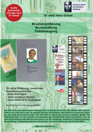 Buchcover Brustvergrößerung Bruststraffung Fettabsaugung | Hans Greuel | EAN 9783932755125 | ISBN 3-932755-12-X | ISBN 978-3-932755-12-5