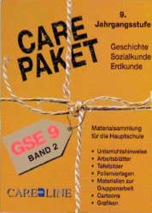 Buchcover CARE-PAKET. Materialsammlung für die Hauptschule | Anita Gropp | EAN 9783932849312 | ISBN 3-932849-31-0 | ISBN 978-3-932849-31-2