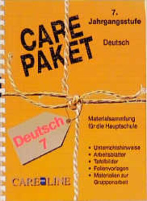 Buchcover CARE-PAKET. Materialsammlung für die Hauptschule | Günter Finger | EAN 9783932849459 | ISBN 3-932849-45-0 | ISBN 978-3-932849-45-9