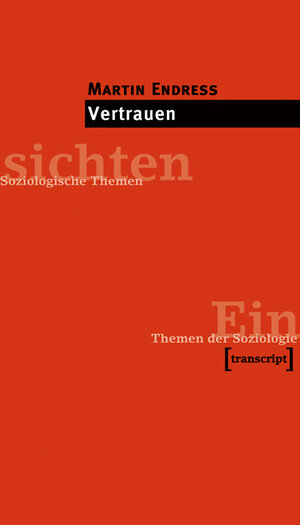 Buchcover Vertrauen | Martin Endreß | EAN 9783933127785 | ISBN 3-933127-78-5 | ISBN 978-3-933127-78-5
