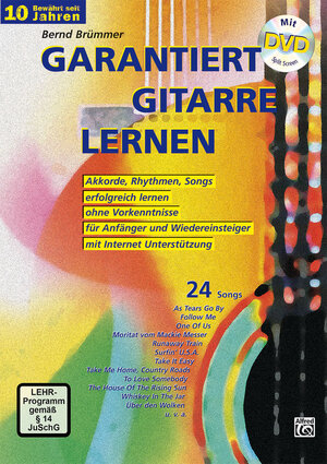 Buchcover Garantiert Gitarre lernen / Garantiert Gitarre lernen mit DVD | Bernd Brümmer | EAN 9783933136527 | ISBN 3-933136-52-0 | ISBN 978-3-933136-52-7