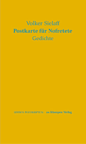 Buchcover Postkarte für Nofretete | Volker Sielaff | EAN 9783933156785 | ISBN 3-933156-78-5 | ISBN 978-3-933156-78-5