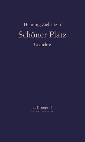 Buchcover Schöner Platz | Henning Ziebritzki | EAN 9783933156891 | ISBN 3-933156-89-0 | ISBN 978-3-933156-89-1
