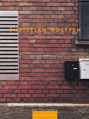 Buchcover Christian Wulffen - Zum Beispiel oder Spielen  | EAN 9783933257284 | ISBN 3-933257-28-X | ISBN 978-3-933257-28-4