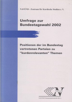 Buchcover Umfrage zur Bundestagsqahl 2002  | EAN 9783933279293 | ISBN 3-933279-29-1 | ISBN 978-3-933279-29-3