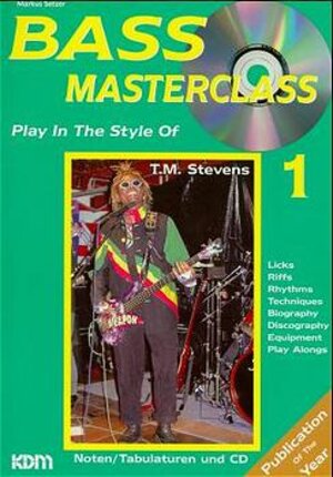 Buchcover Bass Masterclass / Bass Masterclass Band 1 | Markus Setzer | EAN 9783933316219 | ISBN 3-933316-21-9 | ISBN 978-3-933316-21-9
