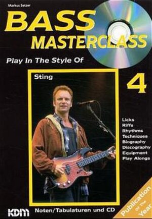 Buchcover Bass Masterclass | Markus Setzer | EAN 9783933316806 | ISBN 3-933316-80-4 | ISBN 978-3-933316-80-6