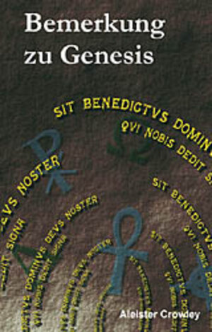 Buchcover Bemerkung zu Genesis | Aleister Crowley | EAN 9783933321053 | ISBN 3-933321-05-0 | ISBN 978-3-933321-05-3