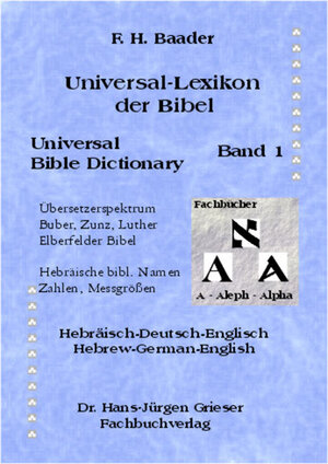 Buchcover Universal-Lexikon der Bibel /Universal Bible Dictionary  | EAN 9783933455055 | ISBN 3-933455-05-7 | ISBN 978-3-933455-05-5