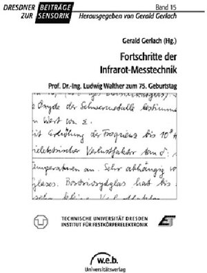 Buchcover Fortschritte der Infrarot-Messtechnik | EAN 9783933592897 | ISBN 3-933592-89-5 | ISBN 978-3-933592-89-7