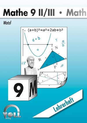 Buchcover Mathe 9 II/III | Christoph Watzl | EAN 9783933624345 | ISBN 3-933624-34-7 | ISBN 978-3-933624-34-5