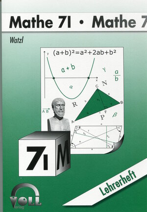 Buchcover Mathe 7I | Christoph Watzl | EAN 9783933624581 | ISBN 3-933624-58-4 | ISBN 978-3-933624-58-1