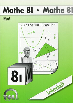 Buchcover Mathe 8 I | Christoph Watzl | EAN 9783933624604 | ISBN 3-933624-60-6 | ISBN 978-3-933624-60-4