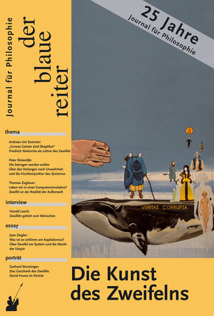 Buchcover Der Blaue Reiter. Journal für Philosophie / Die Kunst des Zweifelns | Peter Sloterdijk | EAN 9783933722683 | ISBN 3-933722-68-3 | ISBN 978-3-933722-68-3