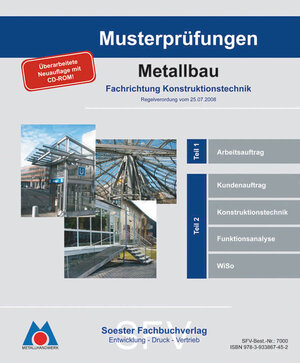 Buchcover Musterprüfungsordner Metallbau | Michael Stollenwerk | EAN 9783933867452 | ISBN 3-933867-45-2 | ISBN 978-3-933867-45-2