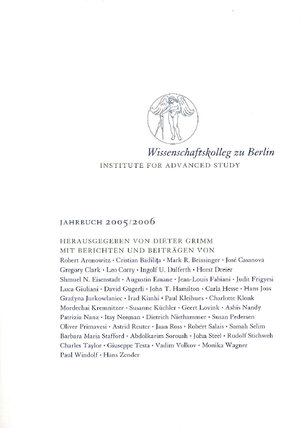 Buchcover Wissenschaftskolleg zu Berlin /Institute for Advanced Study / Wissenschaftskolleg zu Berlin / Institute for Advanced Study  | EAN 9783934045088 | ISBN 3-934045-08-1 | ISBN 978-3-934045-08-8