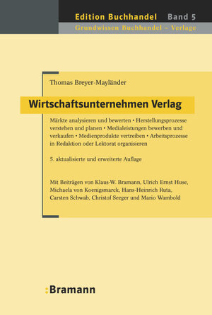Buchcover Wirtschaftsunternehmen Verlag | Thomas Breyer-Mayländer | EAN 9783934054653 | ISBN 3-934054-65-X | ISBN 978-3-934054-65-3