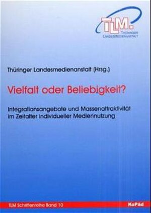 Buchcover Vielfalt oder Beliebigkeit?  | EAN 9783934079106 | ISBN 3-934079-10-5 | ISBN 978-3-934079-10-6