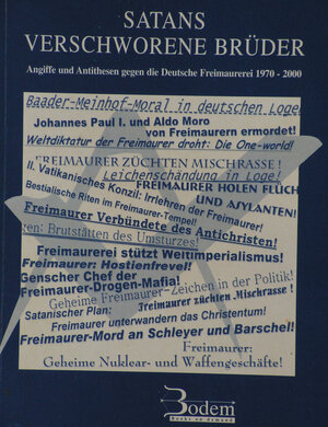 Buchcover "Satans verschworene Brüder" | Wolfgang Bernhard Bittner | EAN 9783934215016 | ISBN 3-934215-01-7 | ISBN 978-3-934215-01-6