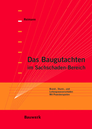 Das Baugutachten im Sachschadens-Bereich: Brand-, Sturm- und Leistungswasserschäden. Mit Praxisbeispielen