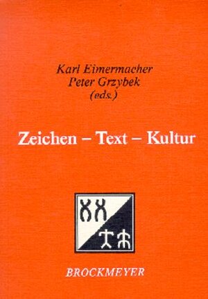 Buchcover Zeichen - Text - Kultur  | EAN 9783934453272 | ISBN 3-934453-27-9 | ISBN 978-3-934453-27-2