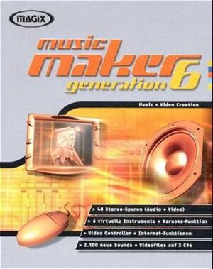 Buchcover Magix music maker generation 6 (D)  | EAN 9783934481701 | ISBN 3-934481-70-1 | ISBN 978-3-934481-70-1