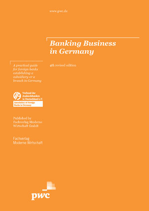 Buchcover Banking Business in Germany  | EAN 9783934803732 | ISBN 3-934803-73-3 | ISBN 978-3-934803-73-2