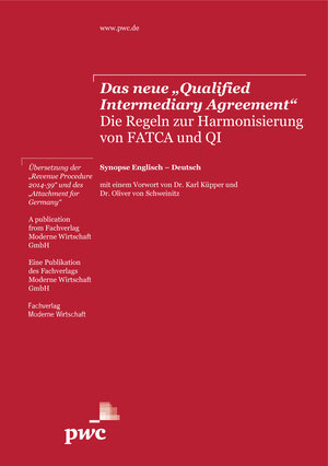 Buchcover Das neue "Qualified Intermediary Agreement"  | EAN 9783934803756 | ISBN 3-934803-75-X | ISBN 978-3-934803-75-6