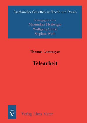 Buchcover Telearbeit | Thomas Lammeyer | EAN 9783935009201 | ISBN 3-935009-20-8 | ISBN 978-3-935009-20-1